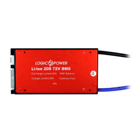 BMS плата Li-ion 72V 20S Dis 40A Ch 20A