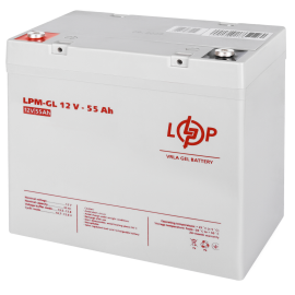 Аккумулятор гелевий LPM-GL 12V - 55 Ah