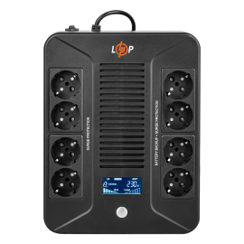 Лінійно-інтерактивне ДБЖ LP-600VA-8PS (360Вт)