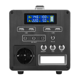 Багатофункціональна портативна зарядна станція LP CHARGER MPPT 500 (500W, 512Wh)