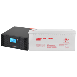 Комплект резервного живлення LP (LogicPower) ДБЖ + гелева батарея (UPS B1500 + АКБ GL 2400W)