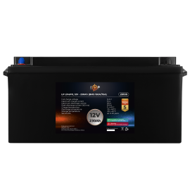 Акумулятор LP LiFePO4 12V-230 Ah (BMS 150A/75A) пластик для ДБЖ