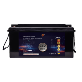 Акумулятор LP LiFePO4 24V (25,6V) - 230 Ah (5888Wh) (BMS 150A/75A) пластик