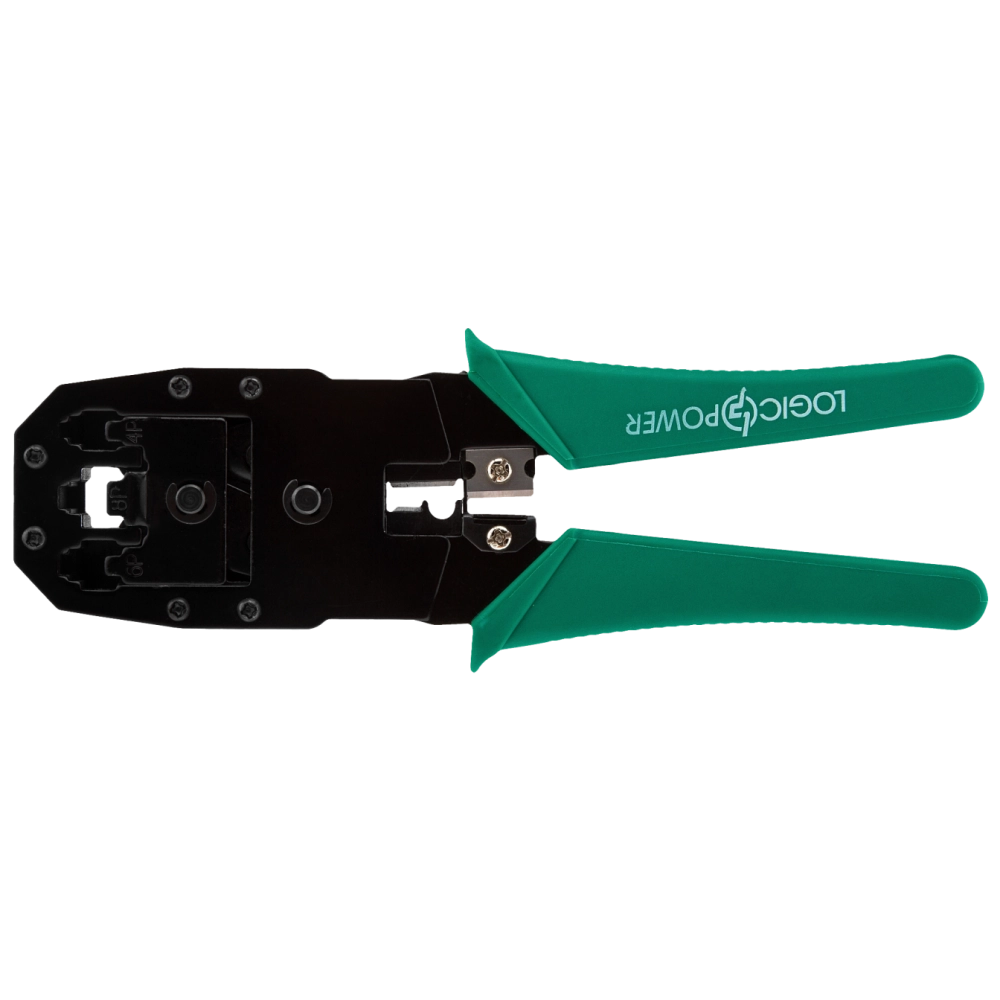 Інструмент для обтискання RJ45 (8P8C) та RJ12/11 (6P6C) LPT-15 (резиновые ручки)