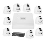Комплект відеоспостереження на 9 камер GV-IP-K-W72/09 3MP