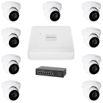 Комплект відеоспостереження на 9 камер GV-IP-K-W77/09 5MP