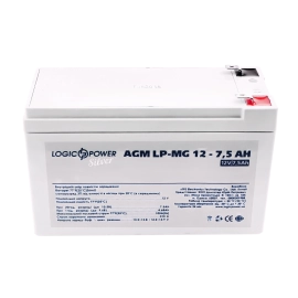 Акумулятор мультигелевий LP-MG 12V - 7.5 Ah Silver