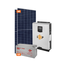 Обладнання для сонячної електростанції (СЕС) Стандарт 3,5 kW АКБ 3,6kWh Gel 150 Ah