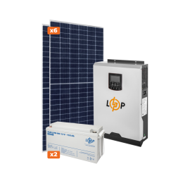 Обладнання для сонячної електростанції (СЕС) Стандарт 3,5 kW АКБ 3,6kWh MGel 150 Ah