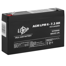 Акумулятор AGM LPM 6V - 7.2 Ah