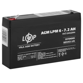 Акумулятор AGM LPM 6V - 7.2 Ah