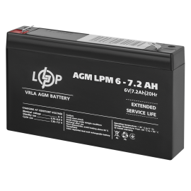 Акумулятор AGM LPM 6V - 7.2 Ah