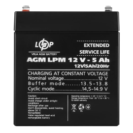 Акумулятор AGM LPM 12V - 5 Ah