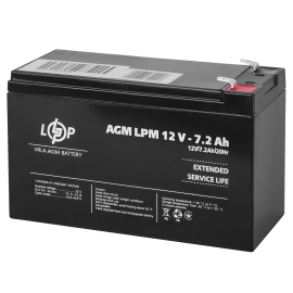Акумулятор AGM LPM 12V - 7.2 Ah
