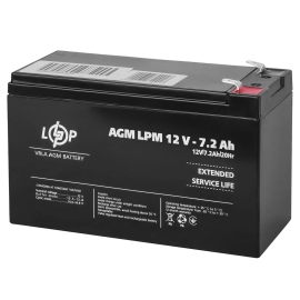 Акумулятор AGM LPM 12V - 7.2 Ah