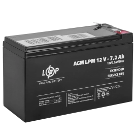 Акумулятор AGM LPM 12V - 7.2 Ah
