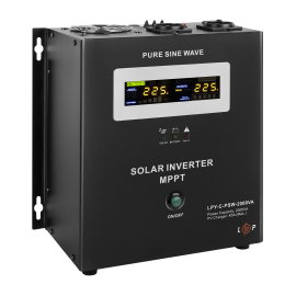 Сонячний інвертор (ДБЖ) LogicPower LPY-C-PSW-2000VA (1400W) MPPT24V