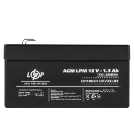 Акумулятор AGM LPM 12V - 1.3 Ah