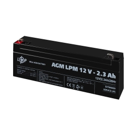 Акумулятор AGM LPM 12V - 2.3 Ah