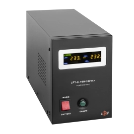 ДБЖ з правильною синусоїдою 12V LPY-B-PSW-500VA+ (350Вт) 5A/10A