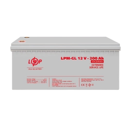 Акумулятор гелевий LPM-GL 12V - 200 Ah