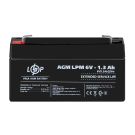 Акумулятор AGM LPM 6V - 1.3 Ah