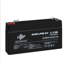 Акумулятор AGM LPM 6V - 1.3 Ah