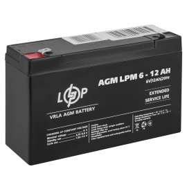 Акумулятор AGM LPM 6V - 12 Ah