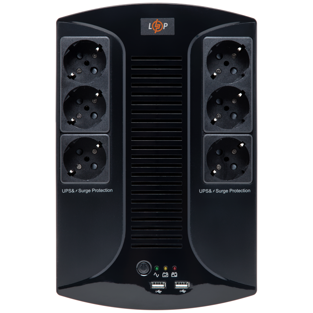 Лінійно-інтерактивне ДБЖ LP 650VA-6PS (455Вт)