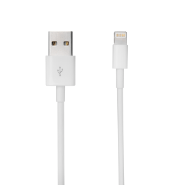 Зарядний пристрій + кабель Lightning LP АС-005 USB 5V 1A ОЕМ White
