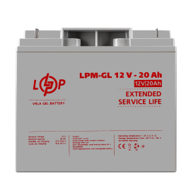 Акумулятор гелевий LPM-GL 12V - 20 Ah