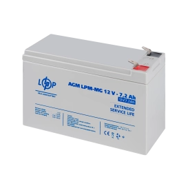 Акумулятор мультигелевий LPM-MG 12V - 7.2 Ah