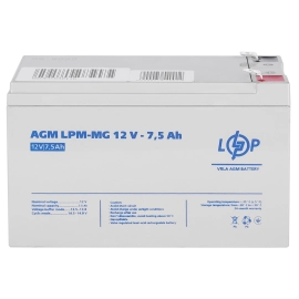 Акумулятор мультигелевий LPM-MG 12V - 7.5 Ah