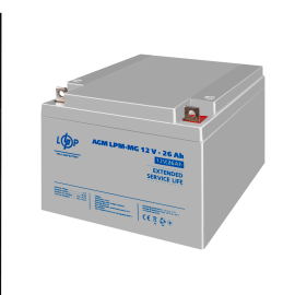 Акція. Акумулятор мультигелевий AGM LPM-MG 12V - 26 Ah