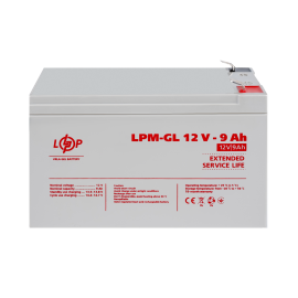 Акумулятор гелевий LPM-GL 12V - 9 Ah