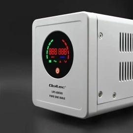 Джерело безперебійного живлення (інвертор) Qoltec 800 ВА 560 Вт Pure Sine Wave з чистою синусоїдою 50720