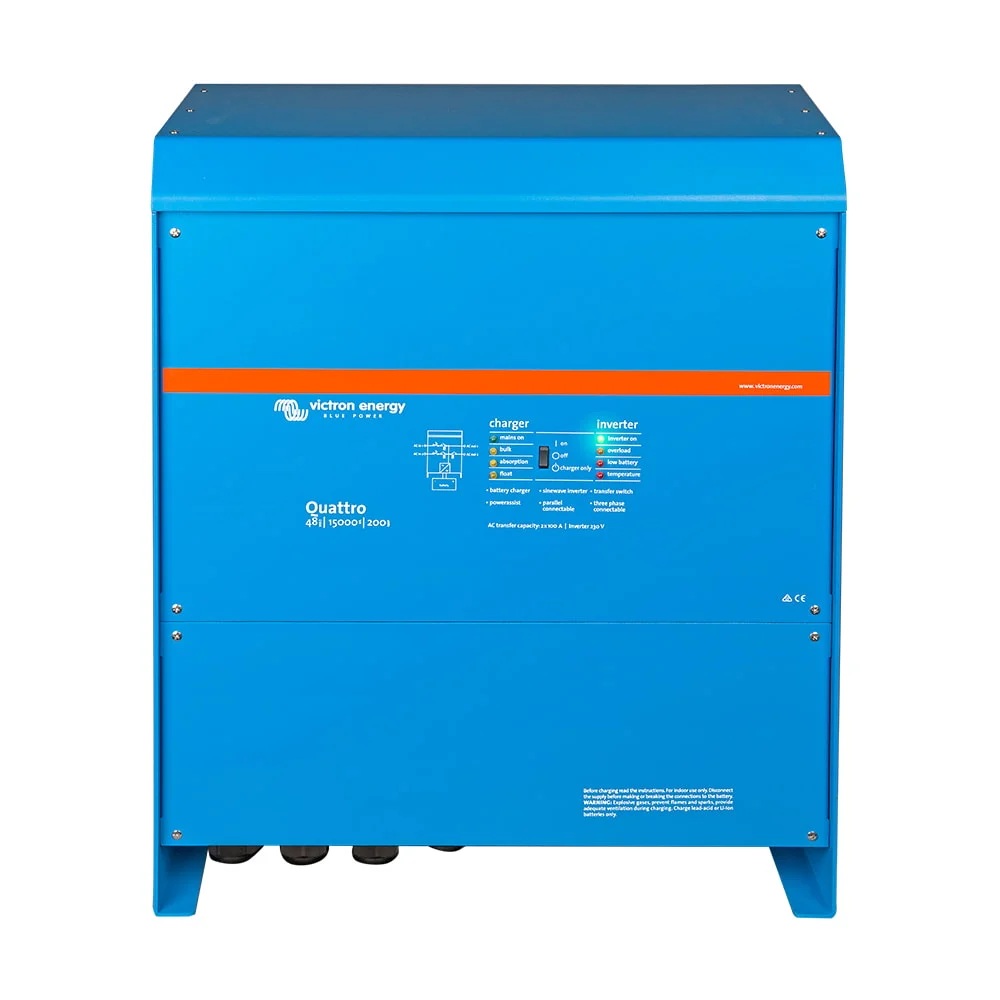 Інвертор 15kVA/12kW Victron Energy Quattro 48/15000/200-100/100