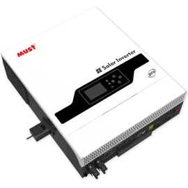 Гібридний інвертор Must PV18-12048PRO, 48 В, 150 А, 12000 Вт (безперебійник, UPS, ДБЖ)