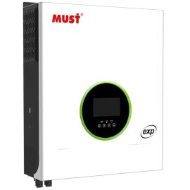 Гібридний інвертор Must PV19-10048EXP, 48 В, 150 А, 10000 Вт (високочастотний безперебійник, WI-FI, UPS, ДБЖ)