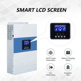 Комплект автономного питания гибридный инвертор Daxtromn GGH-6,5KVA, 48 В, 80 А, 5000 Вт+ аккумуляторная батарея DAH Solar DHN-LVWES05-G1