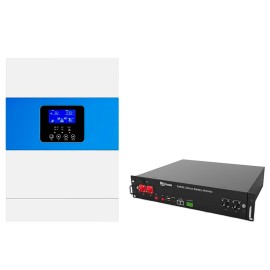 Комплект автономного живлення гібридний інвертор Daxtromn GGH-6,5KVA, 48 В, 80 А, 5000 Вт + акумулятор Dyness B4850 - 48В, 50A, 2,4 кВт-год