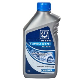 Масло моторне ДТЗ TURBO SYNT DIESEL 10W-40 API CH-4/SL каністра 1л ПЕ