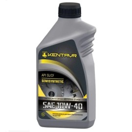 Масло моторне KENTAVR SEMISYNTHETIC 10W-40 API SN/CF, каністра 1л ПЕ