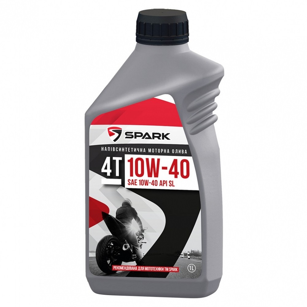 Масло 4-Х Такт. Бенз. SPARK 4T 10W-40 API SL 1л
