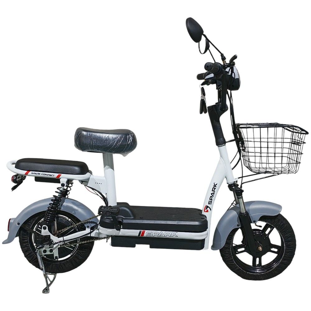 Електровелосипед SPARK COMPACT 14 48V/400W/12Ah Сірий