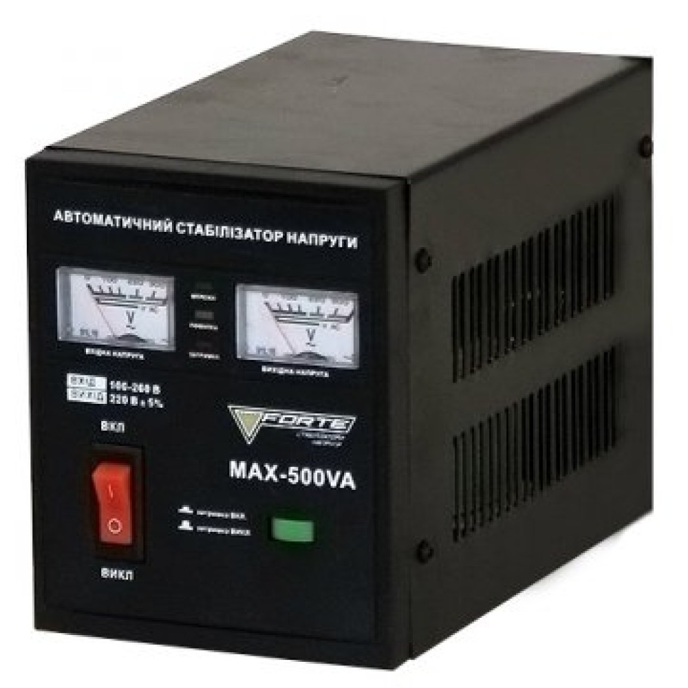 Стабилизатор напряжения FORTE MAX-500VA (160-260 В)