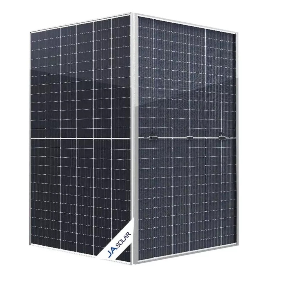 Сонячна панель JA Solar JAM72D42-640/LB (640W | bifacial | silver frame)