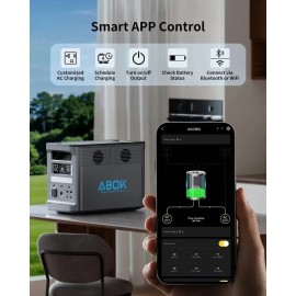 Зарядна станція ABOK 2000W 1536Wh Power Station