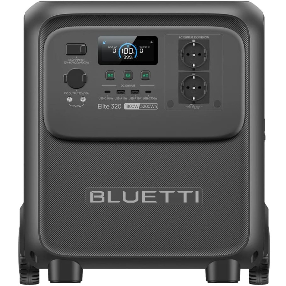 Зарядна станція Bluetti Elite 320, 1800 Вт, 3200 Вт*год, (електростанція для дому, ДБЖ, UPS) EU