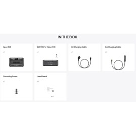 Зарядна станція Bluetti Apex 300 + B300K, 3840 Вт, 5530 Вт*год